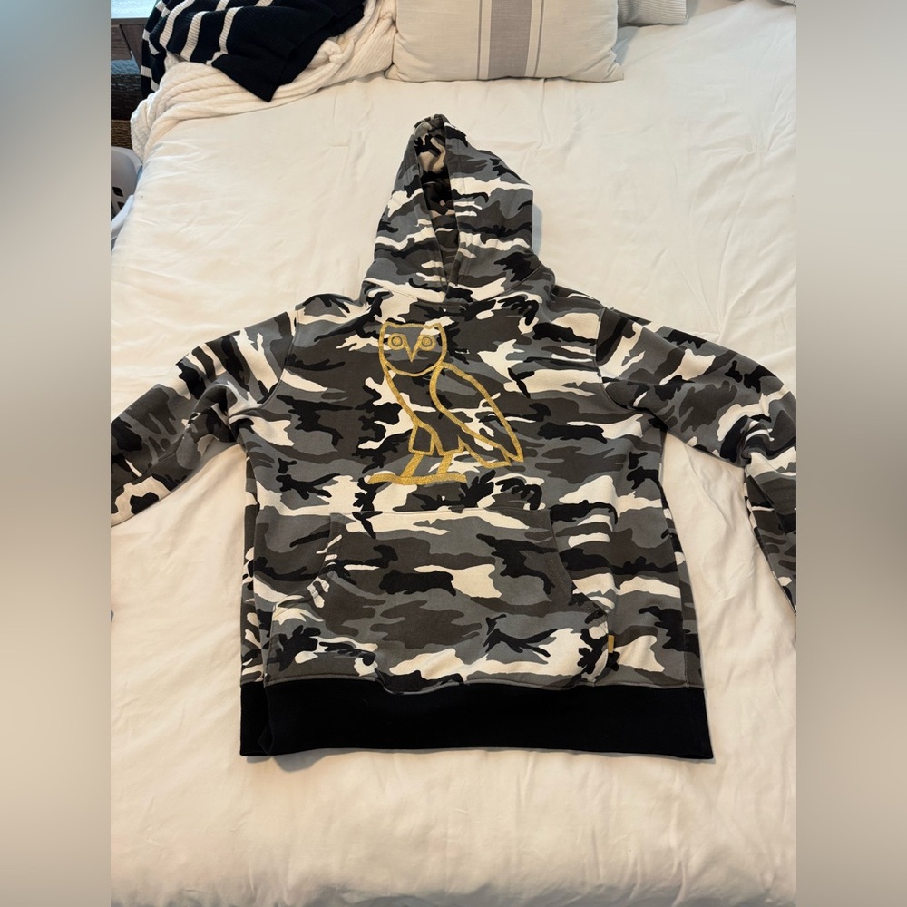 Gray Camo Octobers Very Own (OVO) Hoodie. FW16. Size XL.